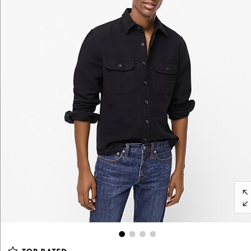 REDUCED J.Crew Chamois Worn 2x, Hand washed 1x